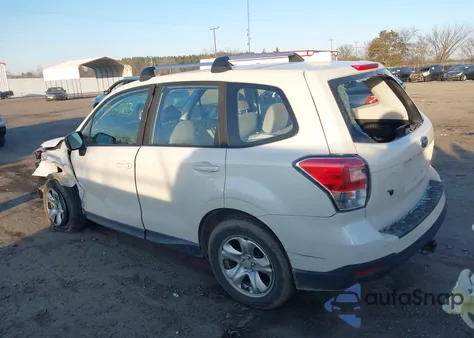 2017 Subaru Forester 2.5I z USA, uszkodzony, nr VIN JF2SJAAC8HG800974